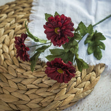 10.5" Red Zinnia Spray