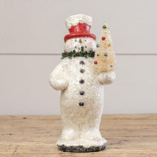 12.5" Holly Collar Snowman