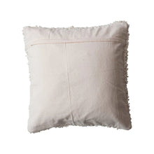 20" Cream Woven Boucle Pillow