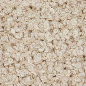 20" Cream Woven Boucle Pillow