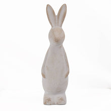 10" Aubrey Easter Bunny Decor - Antique Gray