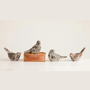 5" Resin Bird Figurine - Assorted