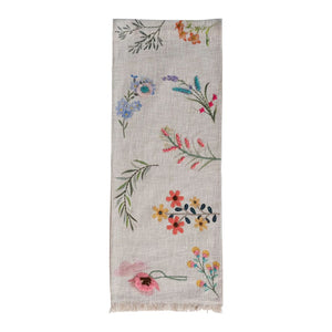 72" Table Runner with Flowers