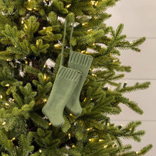 8" Green Stocking Ornament