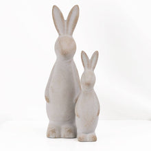 10" Aubrey Easter Bunny Decor - Antique Gray