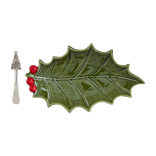 Ceramic Holly Platter