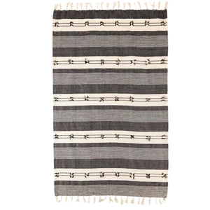 Tea Towel - Black & Natural