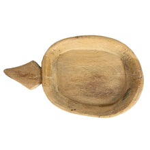 Bleached Found Wood Bowl With Handle