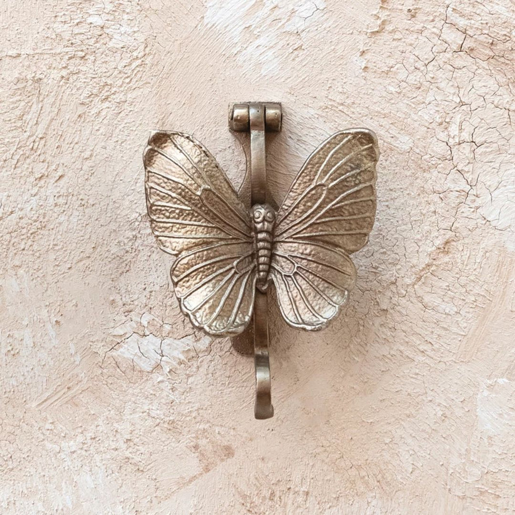 Cast Iron Butterfly Door Knocker