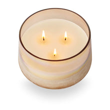 6" Coconut Milk Mango Baltic Glass Candle