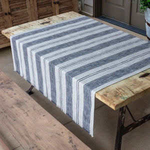 Cornflower Striped Throw Blanket