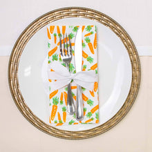 Carrot Napkin - Orange & Green 18x18 inches