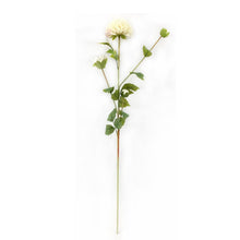 Dahlia White - Single Stem Faux Flower