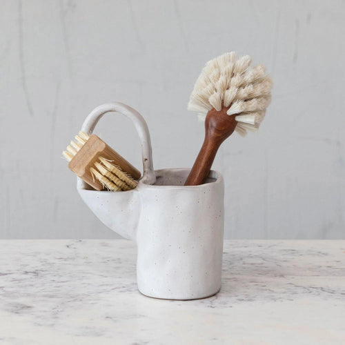 Stoneware Sponge & Brush Holder