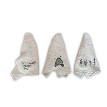 Embroidered Linen Tea Towel – Assorted