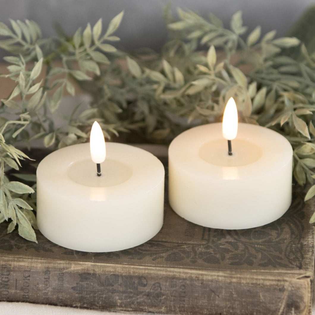 Flicker Tealight Candles – Set of 2