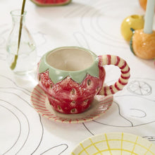 Fresh Fruit Mug With Saucer – Strawberry