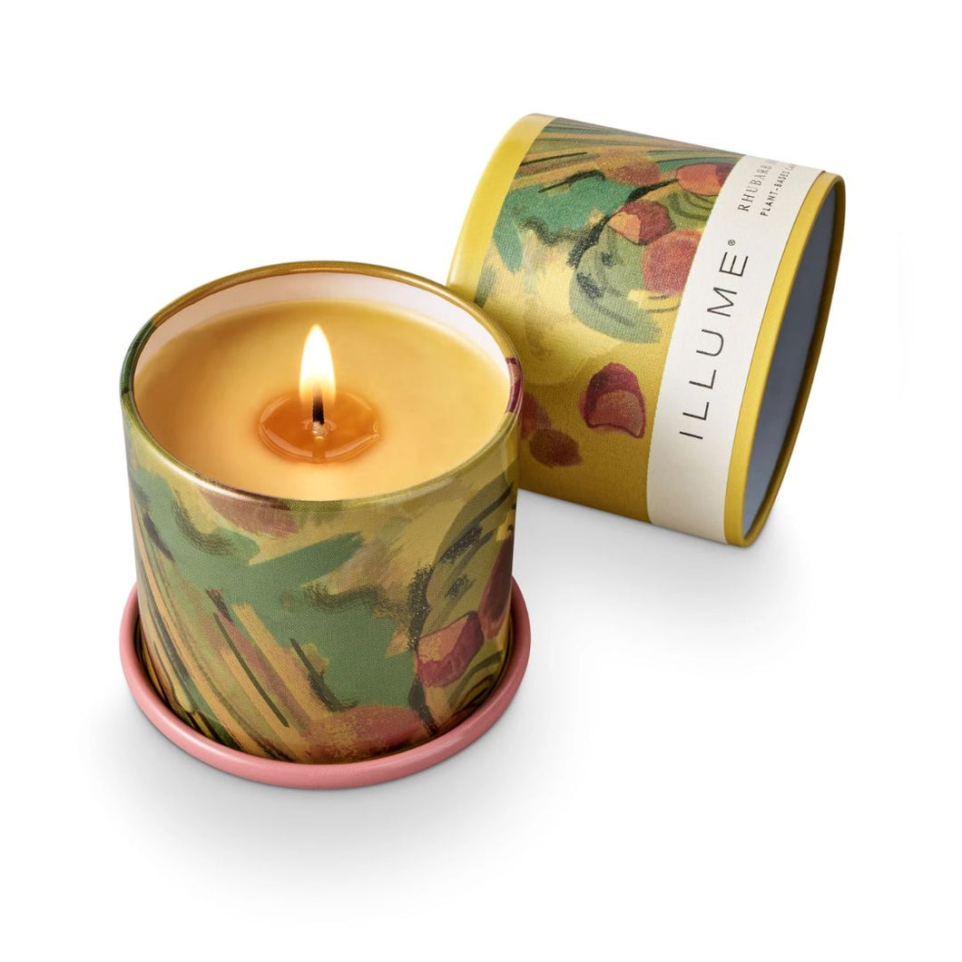 Rhubarb Honey Demi Vanity Tin Candle