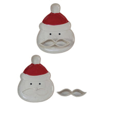 Santa with Mustache Dish