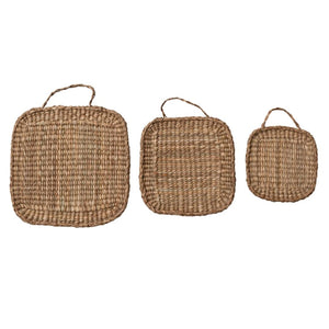 Hand-Woven Bankuan Trivets With Handles