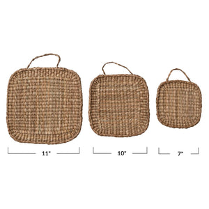 Hand-Woven Bankuan Trivets With Handles