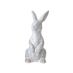 Stoneware Rabbit With Embossed Planter