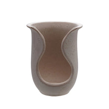 Stoneware Spoon Holder - Reactive Glaze Finish