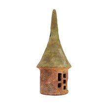 18" Terra-Cotta Toad House – Green & Natural